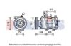 AKS DASIS 852571N Compressor, air conditioning